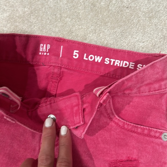 Gap kids pink “weathered” shorts. - Picture 3 of 3